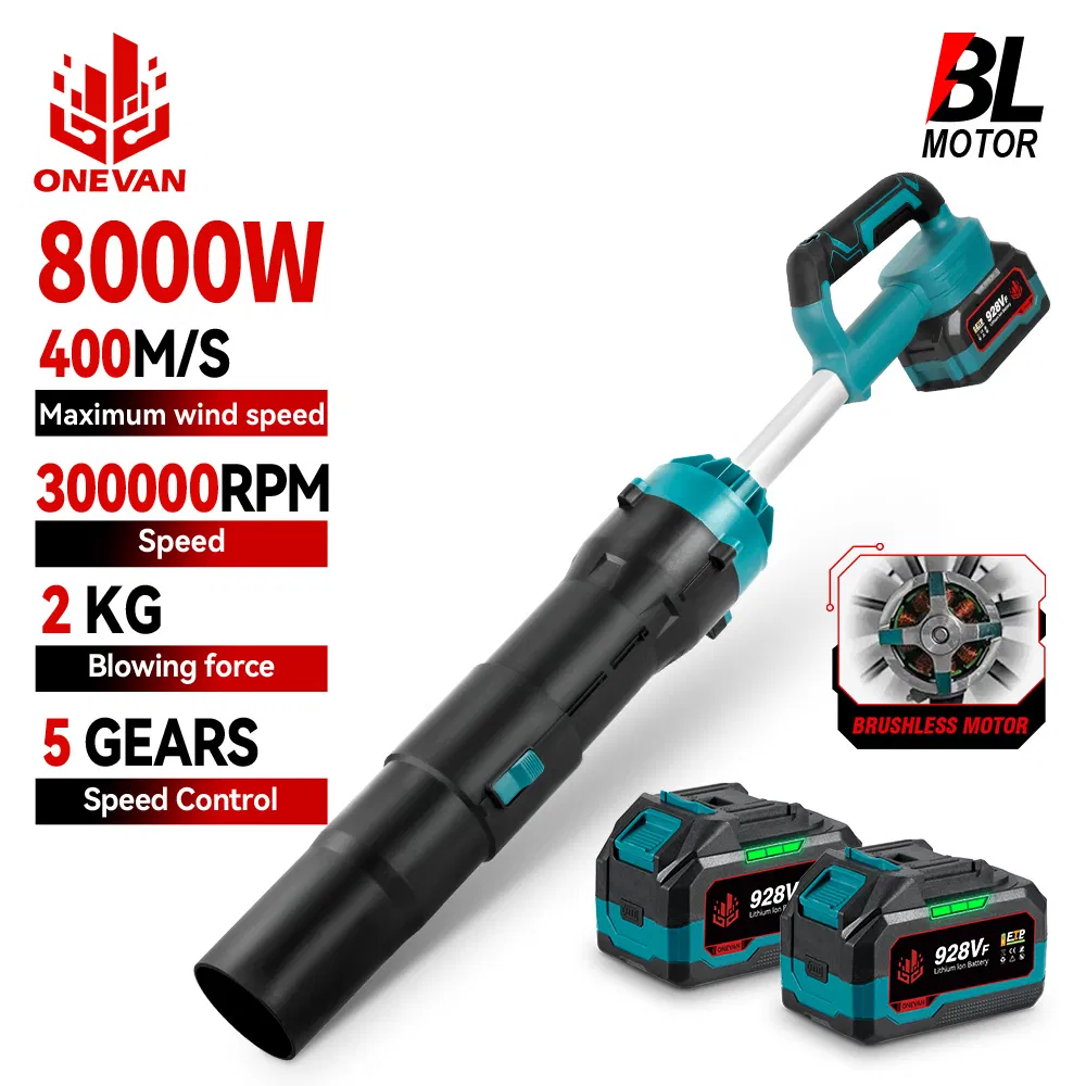High-Power Cordless Leaf Blower with Turbo Fan Technology