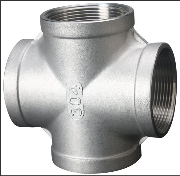 Premium 304/316 Stainless Steel Cross Connector for Plumbing