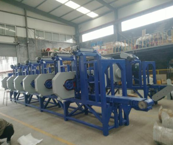 Пилорама ленточная автоматическая многопильная портативная 5 пил