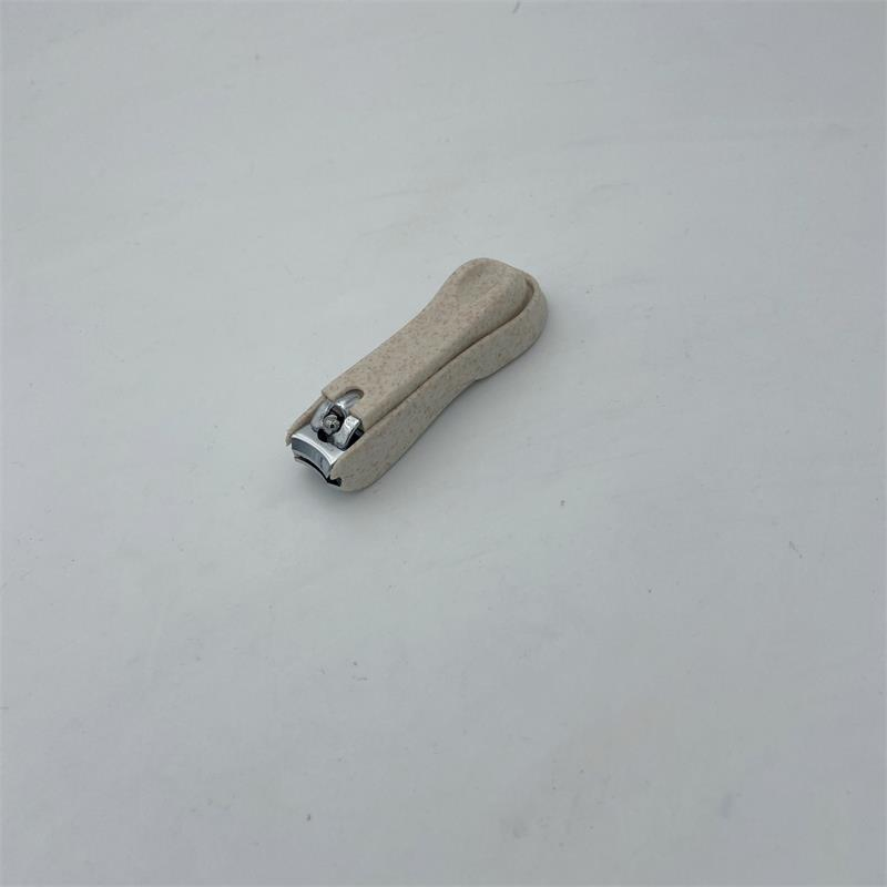 Foshan Environmentally Friendly New Kind Middle Nail Clippers Cutter with Wheat Straw Plastic Case Collector