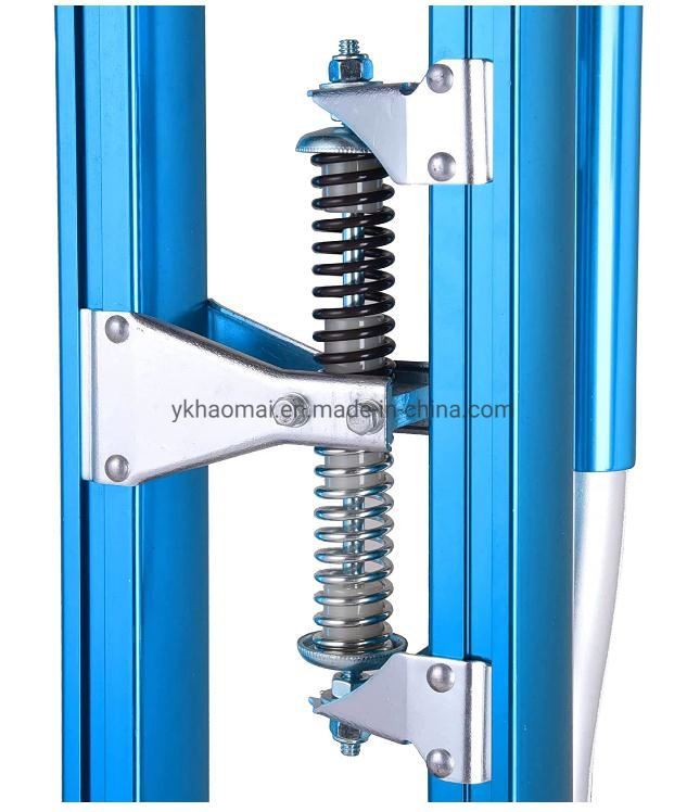 Drywall Stilts 48-64 Inches Aluminum Adjustable Lifts Tool Construction Stilts for Adults Cleaning Painting Drop Ceilings Parades