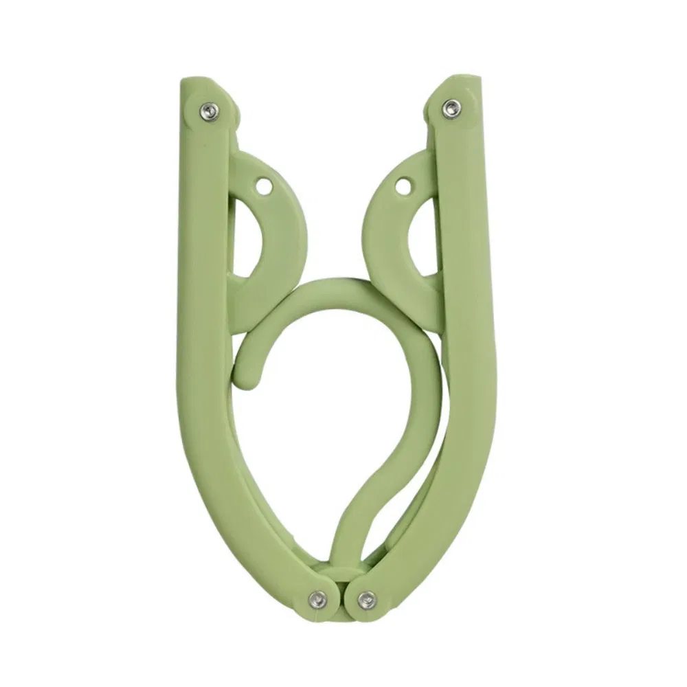 Travel Coat Portable & Foldable Hangers Folding Design with Skirt Trouser Clips Bl23155