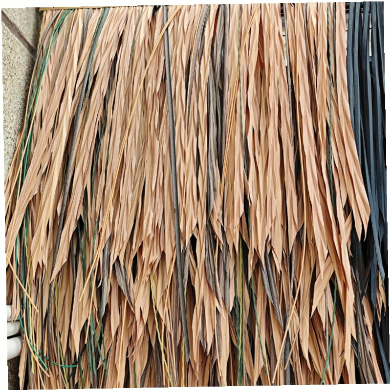 Realistic Artificial Palm Thatch Roofing for Beach Resort Decoration