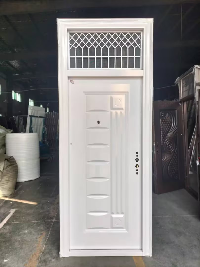 Top Selling Design Steel Door Afghanistan Market Design Made in China Exterior Door Iron Security Door