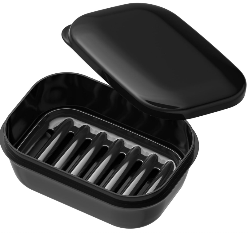 Single Plastic Soap Dish Tidy Look Neutral Bathroom Accessories