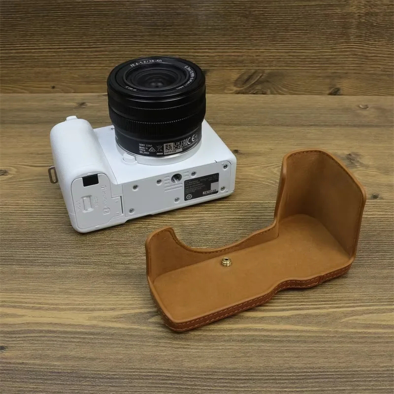 Чехол для Sony ZV-E1 из искусственной кожи с ремнем