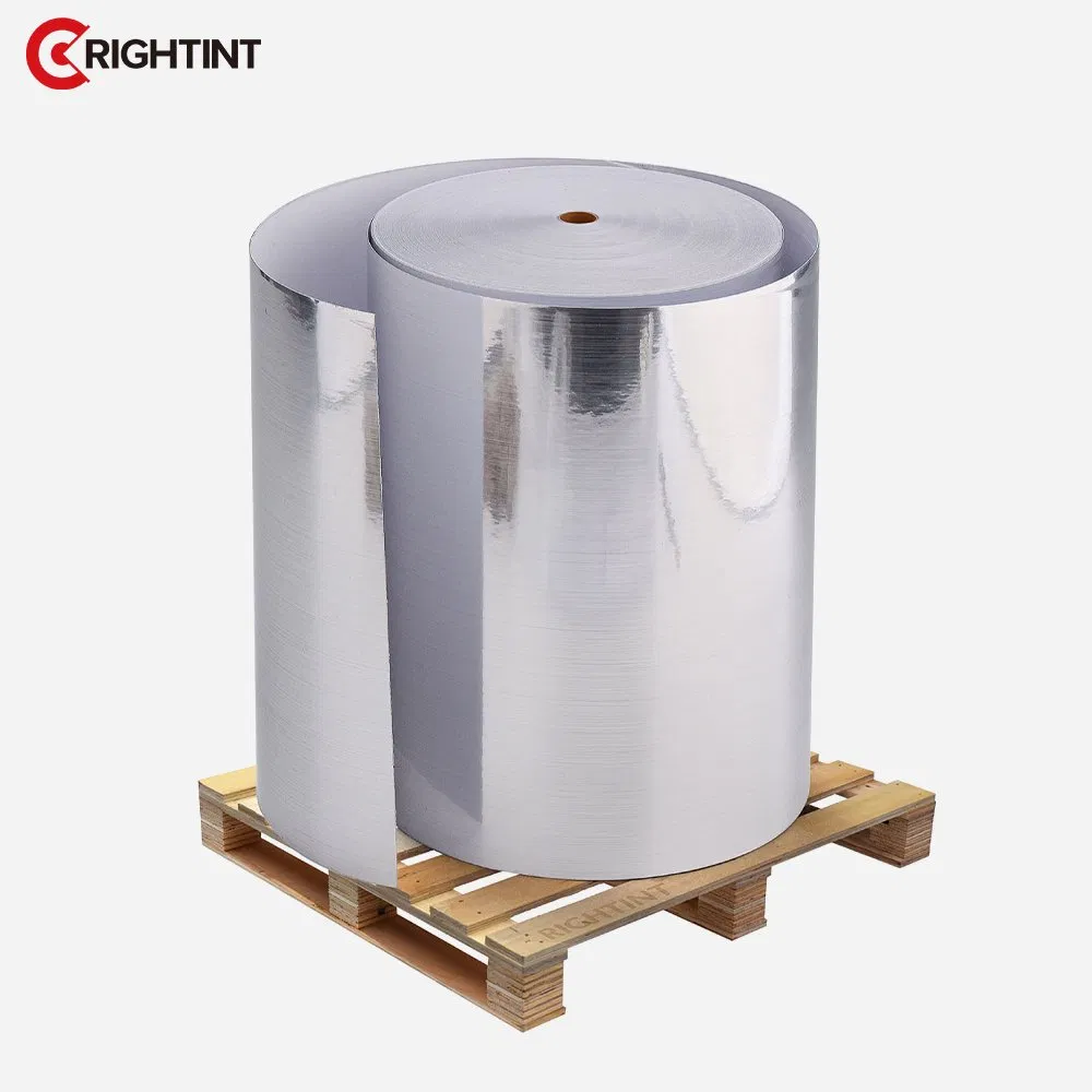 Bulk jumbo rolls of film label stock for packaging lines paper sticker
