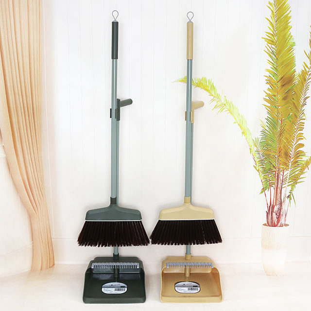 Affordable Long Handle Broom and Dustpan for Everyday Cleaning Needs
