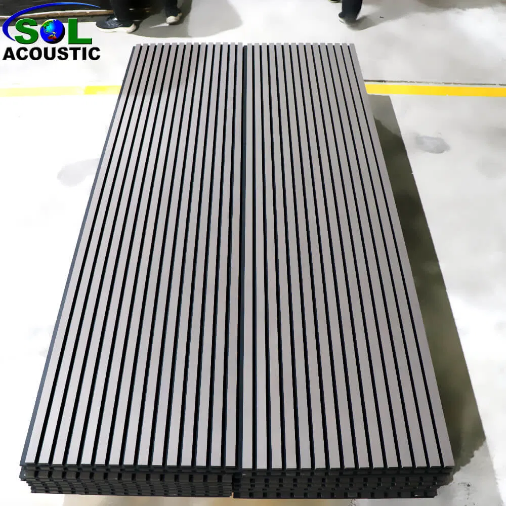 Sol Acoustic Acoustic Panel Slat Wooden Pet Acoustic Panels Wool Felt Sound