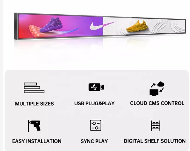 Сенсорный дисплей для супермаркета, Android, рекламный