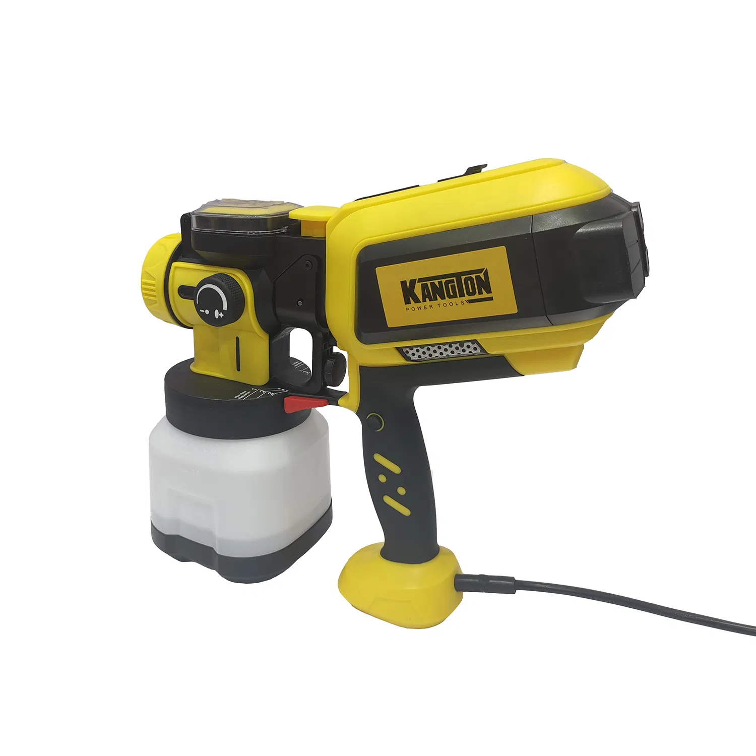 550W Handheld HVLP Portable Electric Cordless Paint Spray Gun with Flow Control