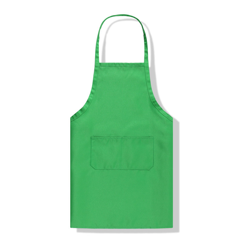 Customizable OEM Wholesale Waterproof Kitchen Chef Aprons with Dual Pockets
