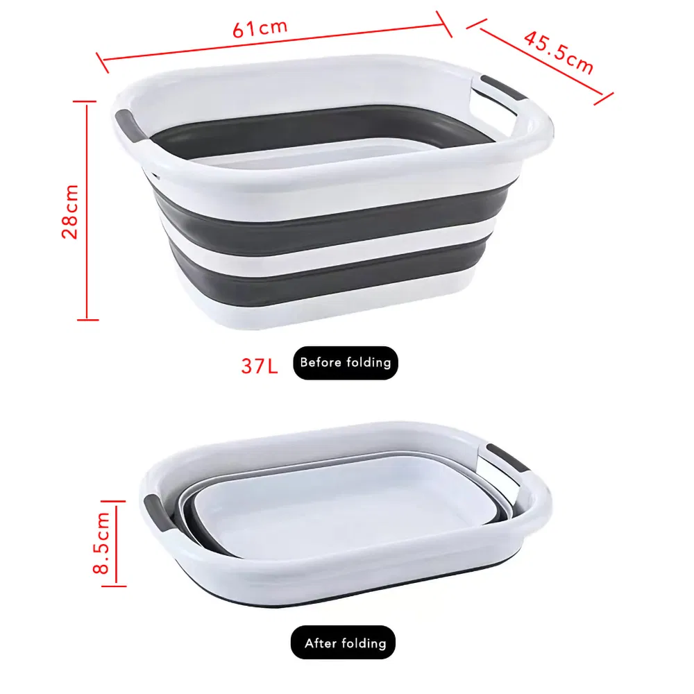 Plastic Household Space Saving Collapsible Bucket