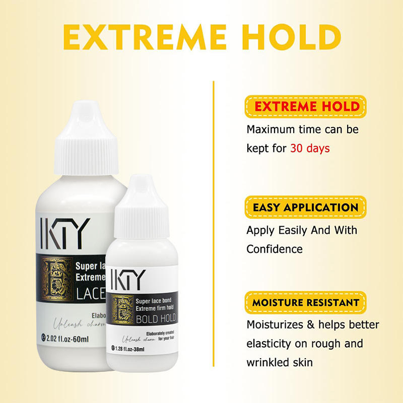 Cangty Strong Hold Transparent Fast Drying Matte/Natural Look Styling Lotion Non-Stretching Wig Glue Spray for Hair Repair Weaving