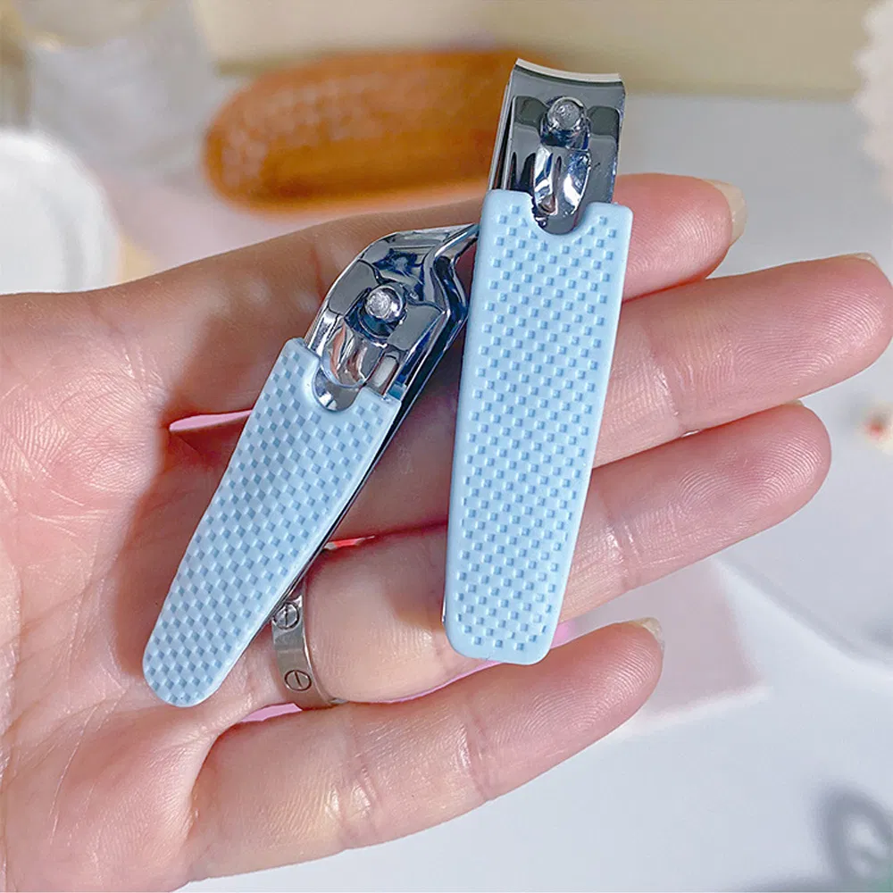 Colorful Silicone Baby Nail Clipper Manicure and Pedicure Cutter Tools Nails Art Nippers Finger Trimmer