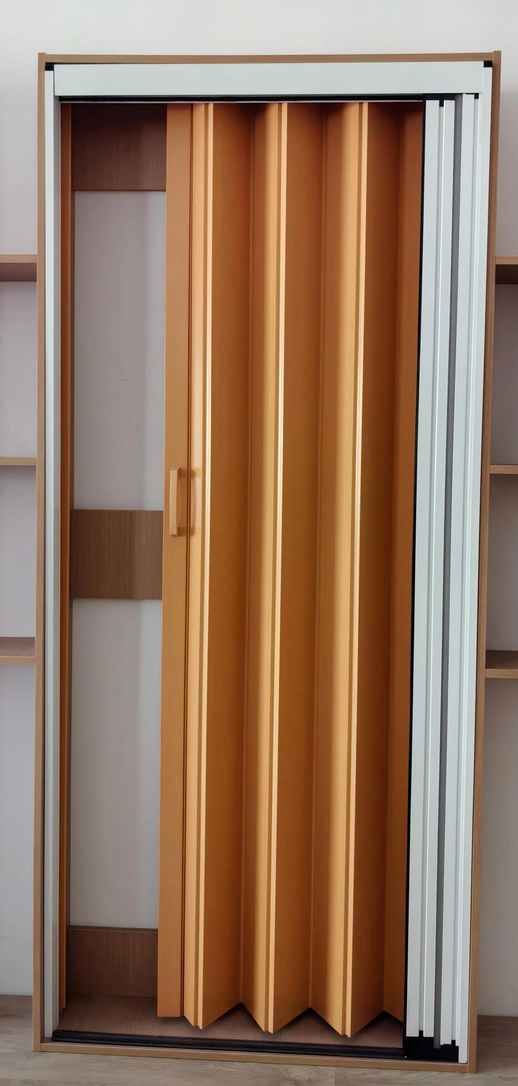 Toilet Sliding PVC Folding Accordion Wardrobe Plastic Door