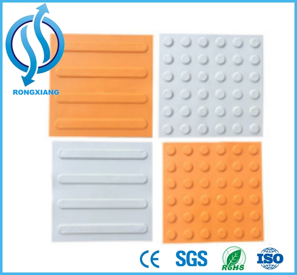 Тактильная плитка из резины для безопасности