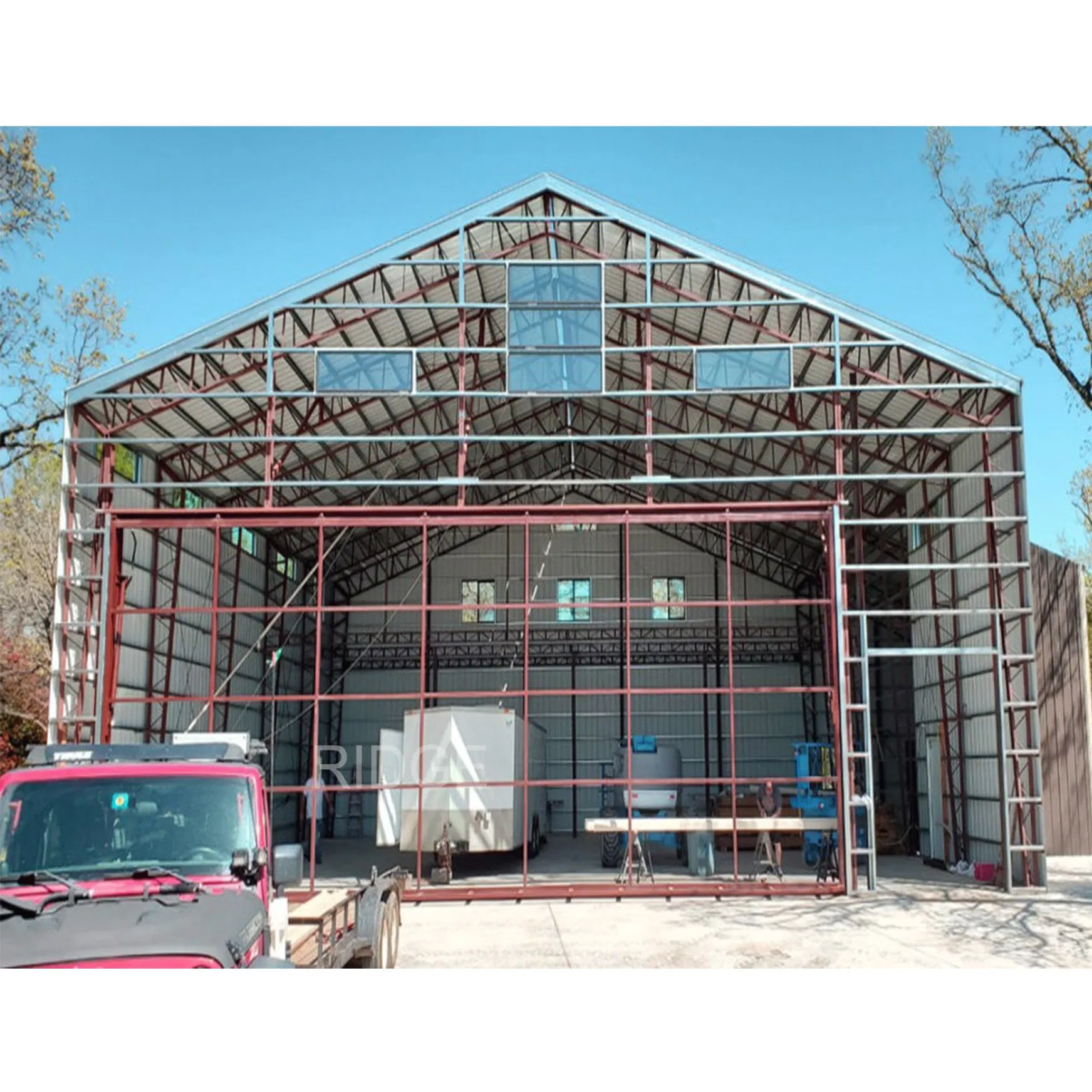 Cost-Effective Custom Design Light Prefabricated Steel Structure Building Shop