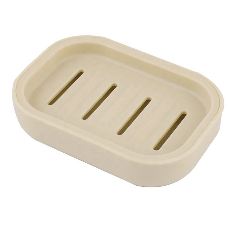Double Soap Dish with Hooks Soap Box Holder for Bathroom
