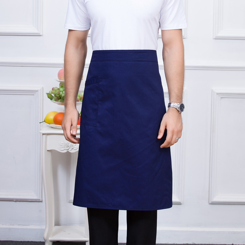 OEM Elegant Solid Color Cooking Apron for Home and Restaurant Use