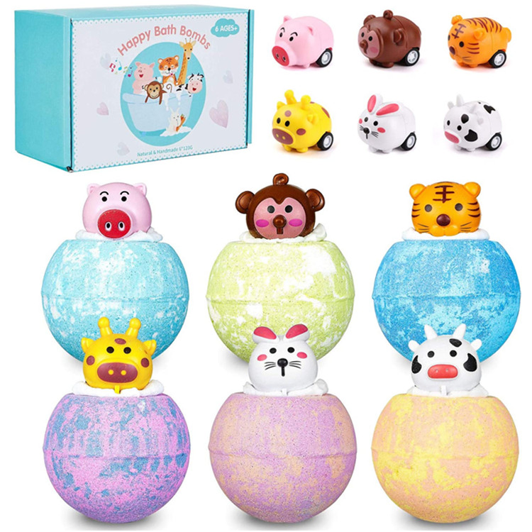 OEM Handmade Organic Natural Fizzy Kids Bath Bombs