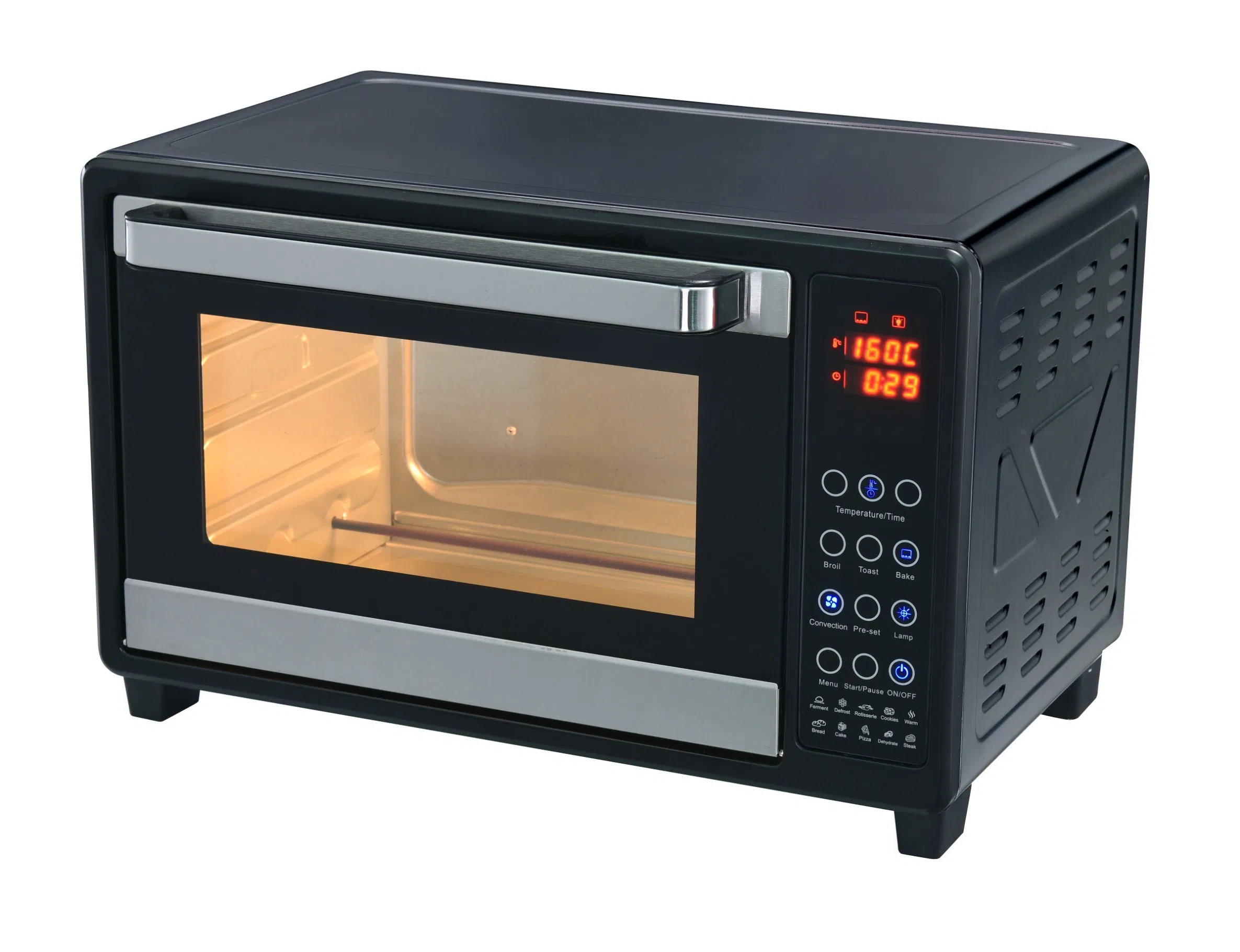 Electric Convection Chicken Roasted Grilled Touch Digital Baking Toaster Oven