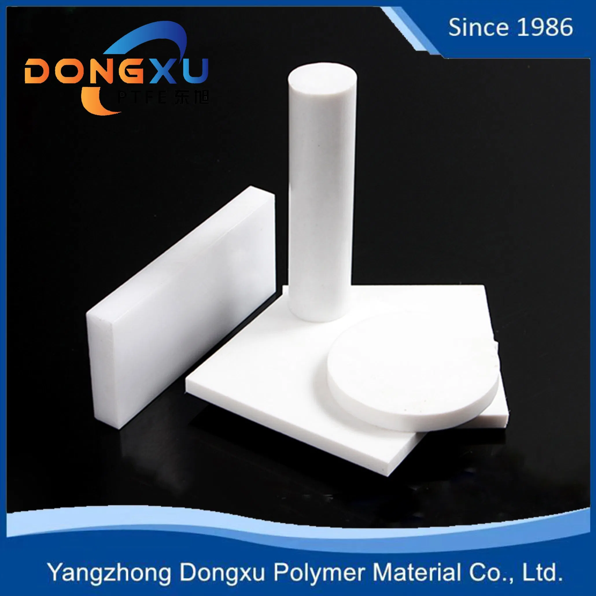 High Quality 100% Virgin Pure White F4 PTFE/PVC Moulded Skived Sheet