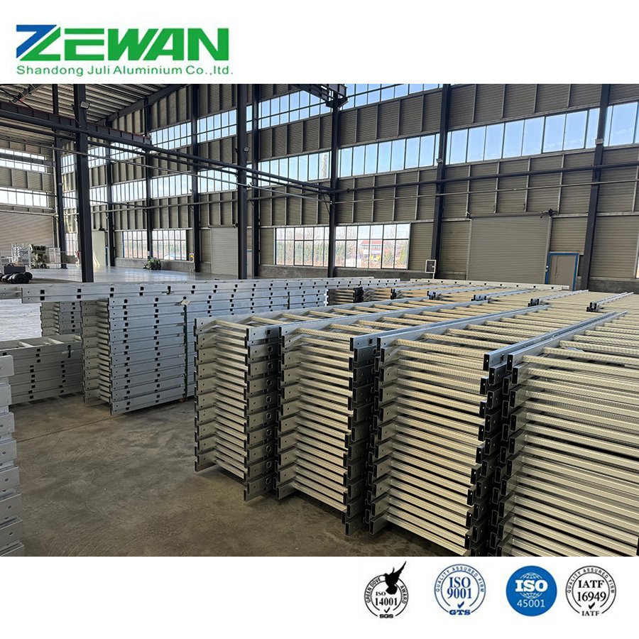 Folding Aluminum Multi-Purpose Ladder Manufacturer Safety Fixed Aluminum Straight Step Ladder