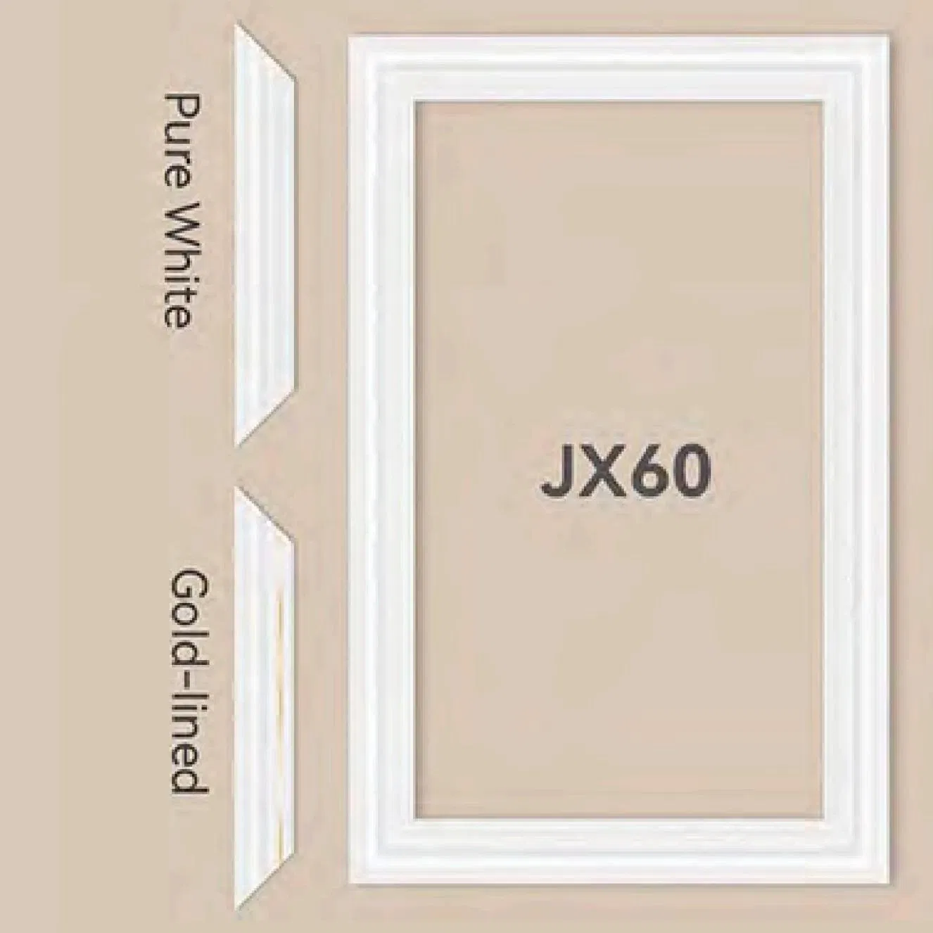 Indoor Luxury Decoration PS Mouldings / PS Wall Panels PS Wall Panel Mouldings