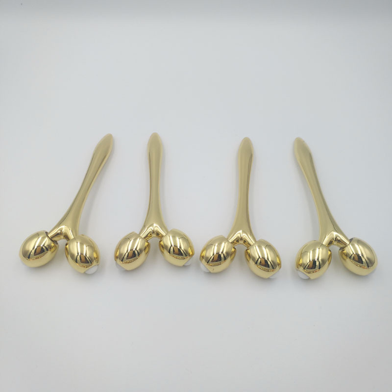 Multi Style Face Massage Roller Zinc Alloy Spatulars Mini Metal Roller for Eye Care