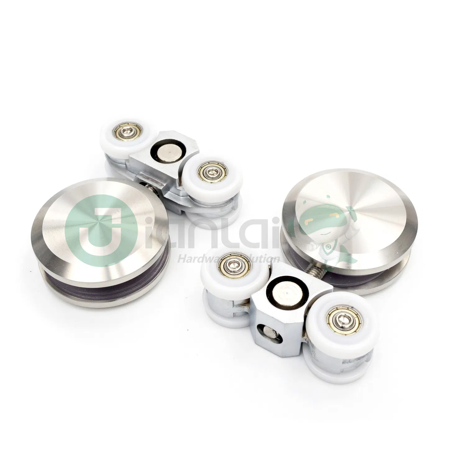 Toughened Glass Door Hanging Wheel Sliding Hardware Stainless Steel Roller
