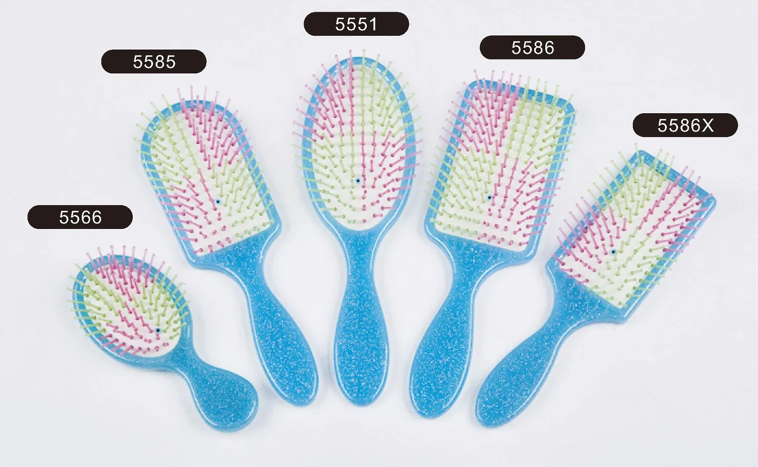 Hot-Selling Factory Wholesale Custom Colorful Detangling Hair Comb