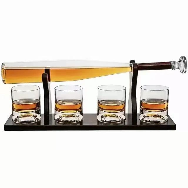 Baseball Bat Whiskey Spirits Bottle Decanter for Luxury Gift