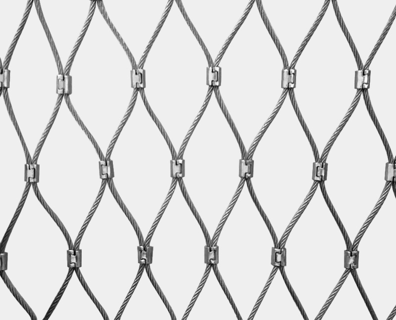 Stainless Steel Woven Fence Safety Garden Zoo Animal Cages Screen Mesh Wire Cable Rope Net