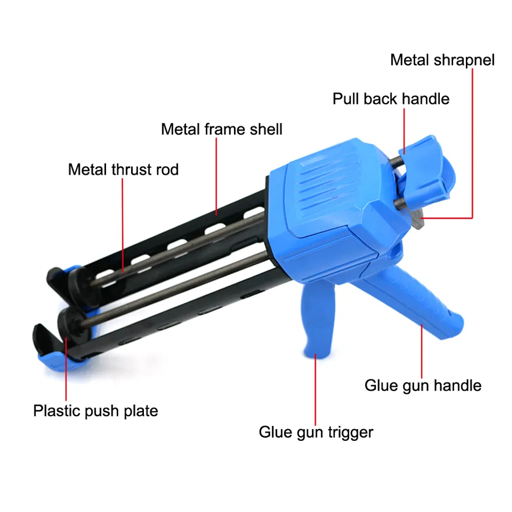 Blue 400ml 1: 1 Two Component Epoxy Gun for Panel Bond Gun