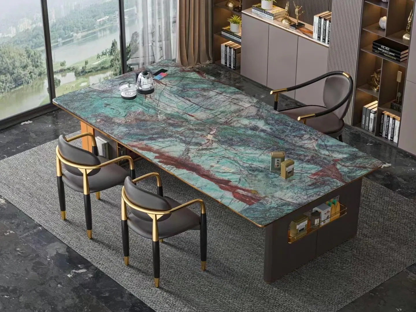 Luxury Stone Green Granite Home Decoration Background Wall