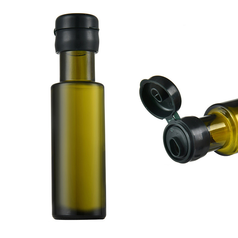 Empty Food Cooking Oils Bottle 100ml Mini Glass Olive Oil Bottle Package