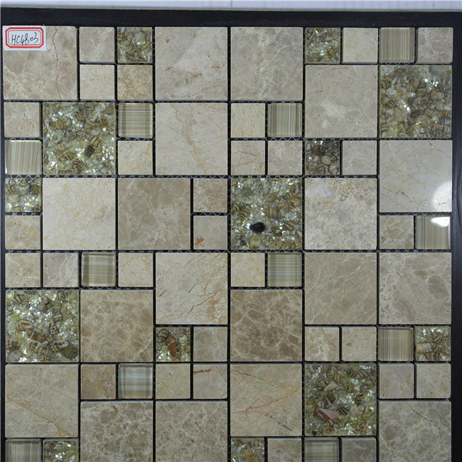 Золотая стеклянная мозаика для стен