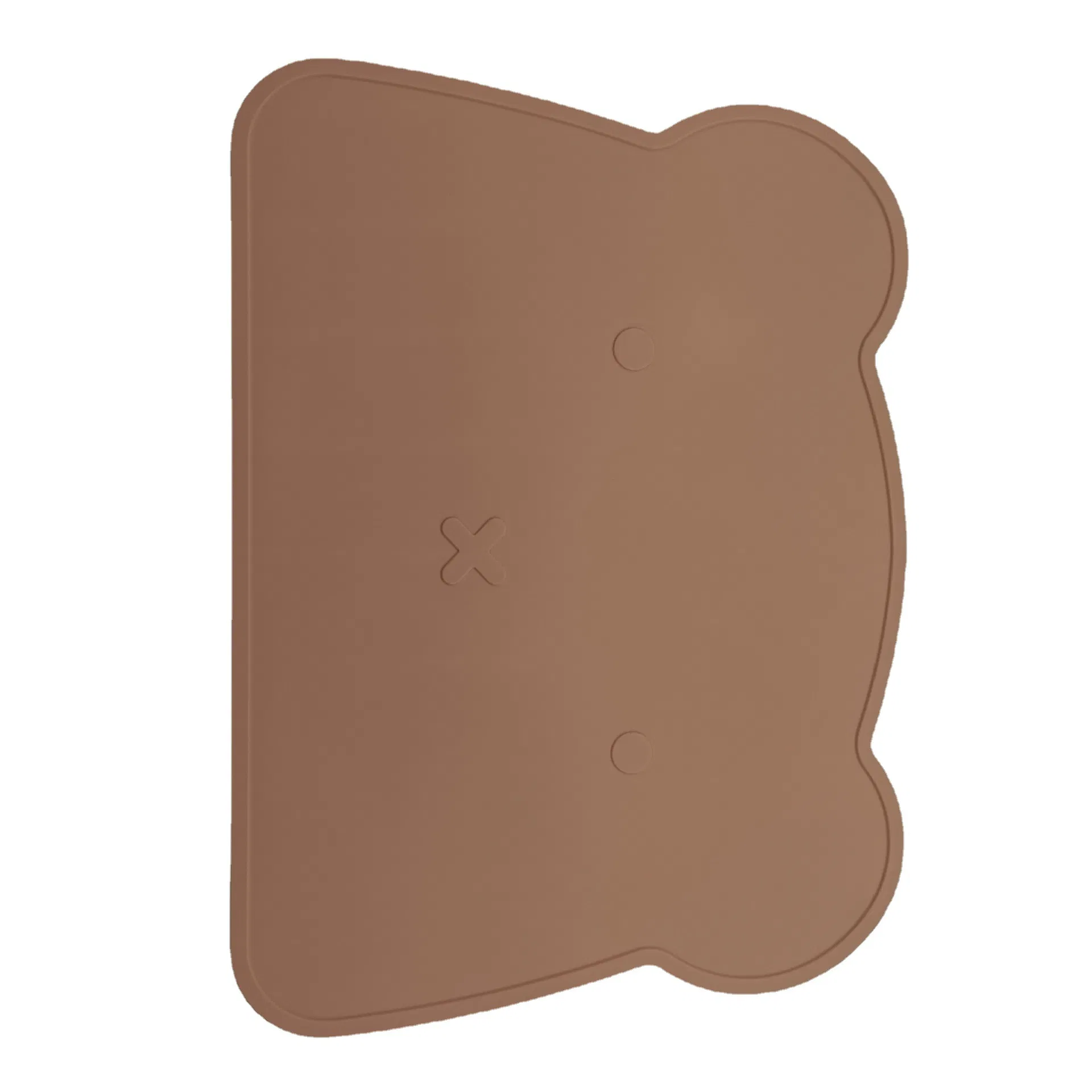 Food Grade Silicone Bear Kitchenware Table Mat Silicone Rubber Folding Kid Placemat