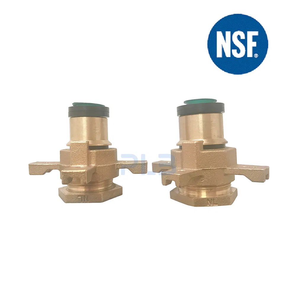 NSF-61 Awwa Lead Free Brass Locking Expansion Connection