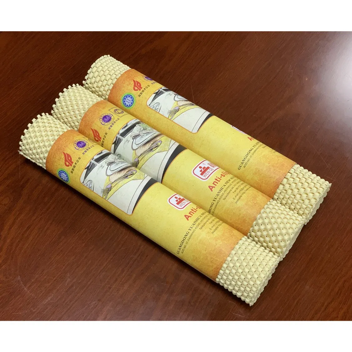 Wholesale High Density Easy to Cut PVC Foaming Material Anti Slip Mat Cabinet Drawer Shelf Liner