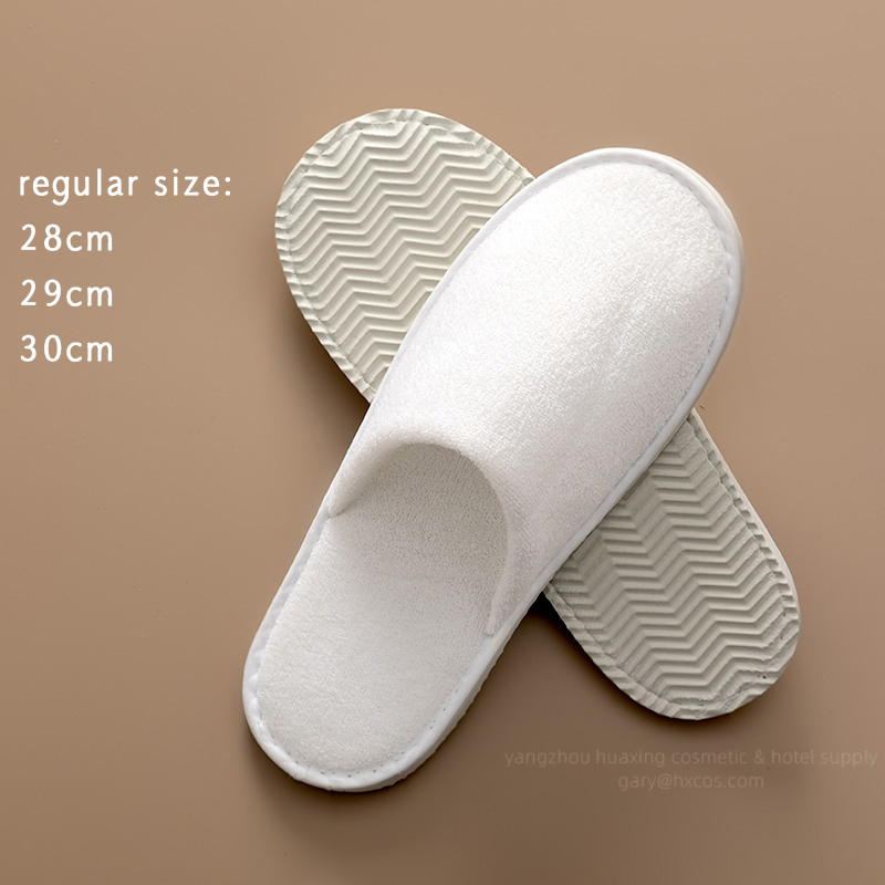 Premium Quality Cotton Towel Disposable Hotel Slipper Support Private Logo and Design
