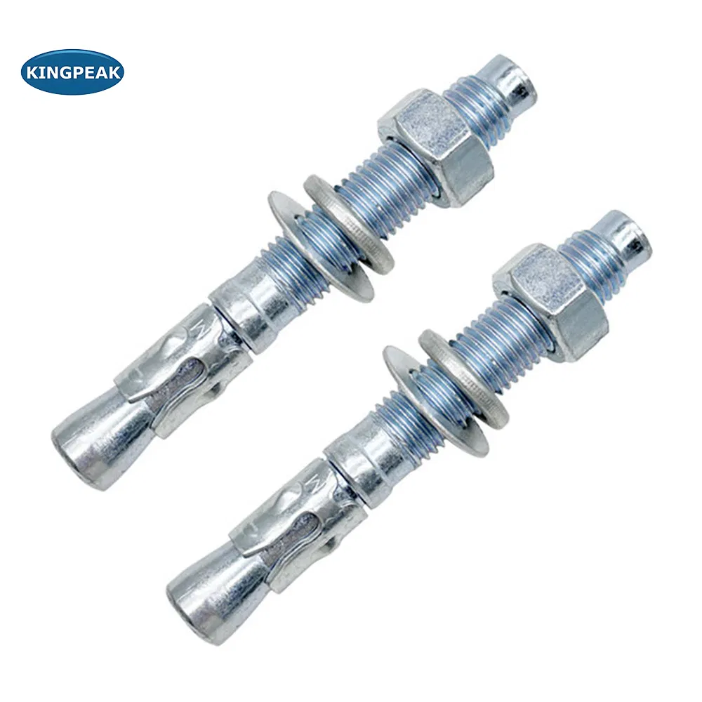 Concrete Expansion Anchor Through Bolt Zinc Plated Wedge Anchor