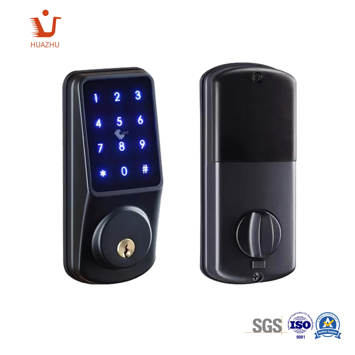 Automatic Waterproof Aluminum Fingerprint Digital Tuya WiFi Door Smart Lock