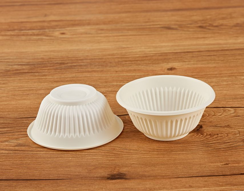 Eco-Friendly Take Away Ramen Salad Fast Food Packaging Biodegradable Bowls Bulk