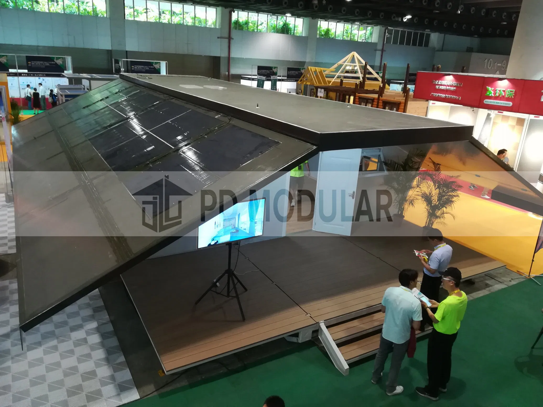 Portable Temporary Steel Frame Prefabricated Office Building