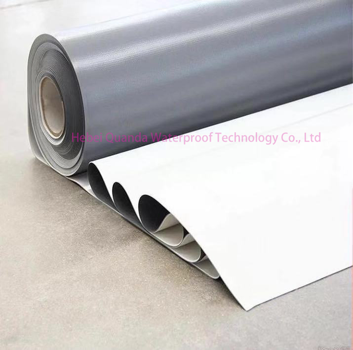 Flat Roof PVC Waterproofing Building Material Materials Reinforced PVC Membrane