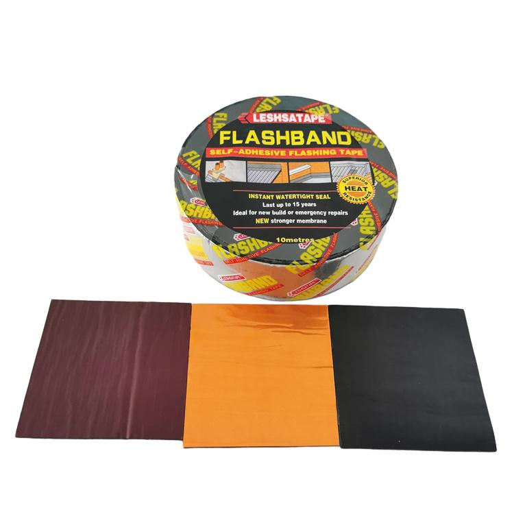 Customized Logo Design Bitumen Tape Grey Aluminum Foil Flashing Sealing Tape for Repair