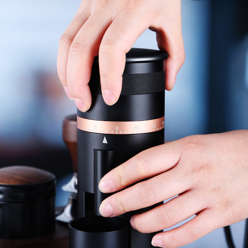 Stainless Steel Conical Burr - Electric Coffee Grinder for Espresso Machines