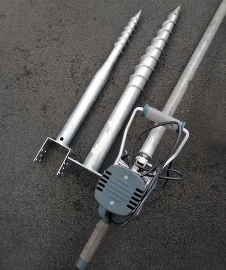 Винтовая свая 1000 мм для наземных солнечных электростанций